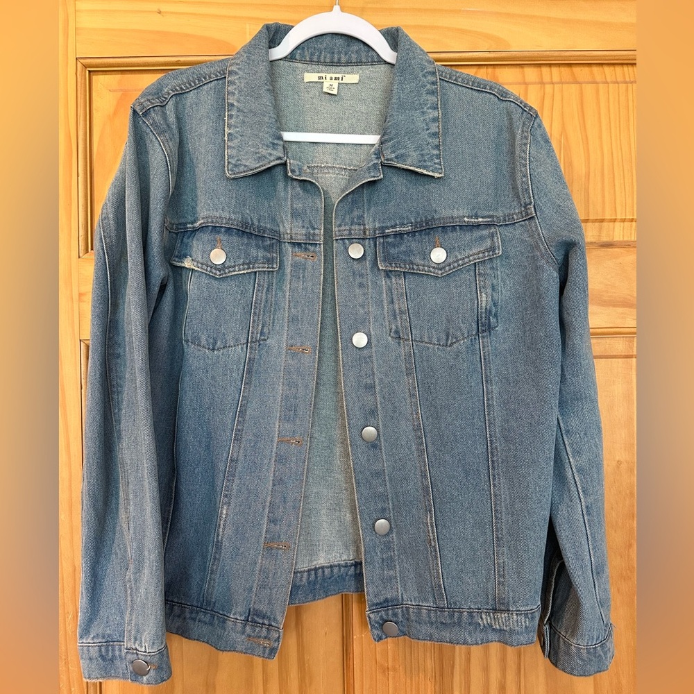 Distressed Blue Denim Jacket